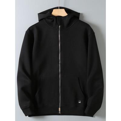 Original Export Designer Line Heavyweight Couple's Style Autumn Unisex High-End Basic Versatile Cardigan Sweatshirt Jacket
