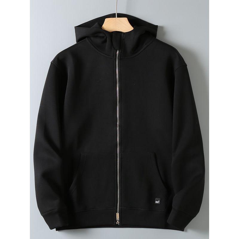 Original Export Designer Line Heavyweight Couple's Style Autumn Unisex High-End Basic Versatile Cardigan Sweatshirt Jacket