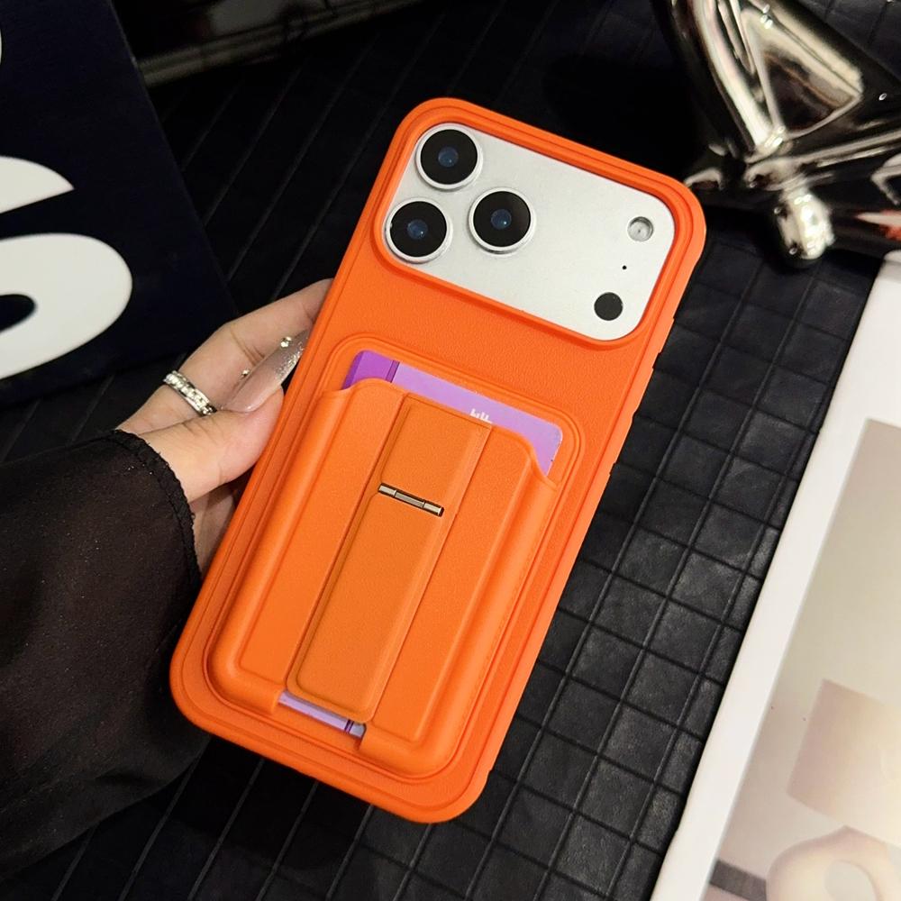 KEYSION Stoßfeste Handyhülle für iPhone 13 14 15 Pro Max 14 15 Plus Silikon+PC Kartensteckplatz Halter Tasche Ständer Rückseite