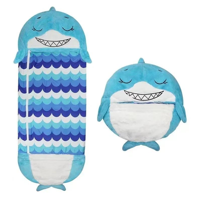 Children's Cartoon Sleeping Bag Pillow Birthday Gift Kids Comfy Plush Warm Sleepy Sack Animal Boys Girls Soft Sleepsack