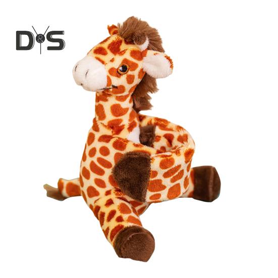 

Мягкие игрушки, браслеты для детей, плюшевый мультяшный жираф, черепаха, коала, слон, кукла, браслет, повязка на запястье, круг, игрушка для девочек и мальчиков Giraffe