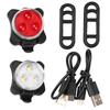 New Bicycle Mountain Bike Tail Light Emergency Signal Lamp USB Rechargeable 4 Modes