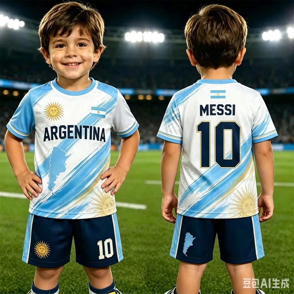 Special Edition Messi 10 Football Jersey Tee Shorts Set Women Men Harajuku Argentina Fan Shirt and Shorts Summer Kid 2 Piece Set