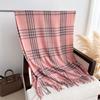 Houndstooth Scarf Men Women Autumn Winter Cashmere Scarves Wrap Student Fashion Thicken Warm Long Tassel Shawl Lady Bufanda