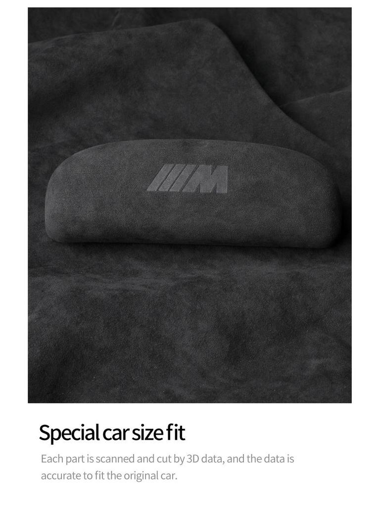 Alcantara Suede Glasses Case for BMW X1, X2, X3, X5, 1-7 Series