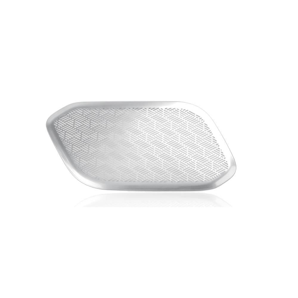 

For Kia EV9 3PCS Stainless Steel Silver Trim Door Panel Audio Speaker Cover Interior Moulding