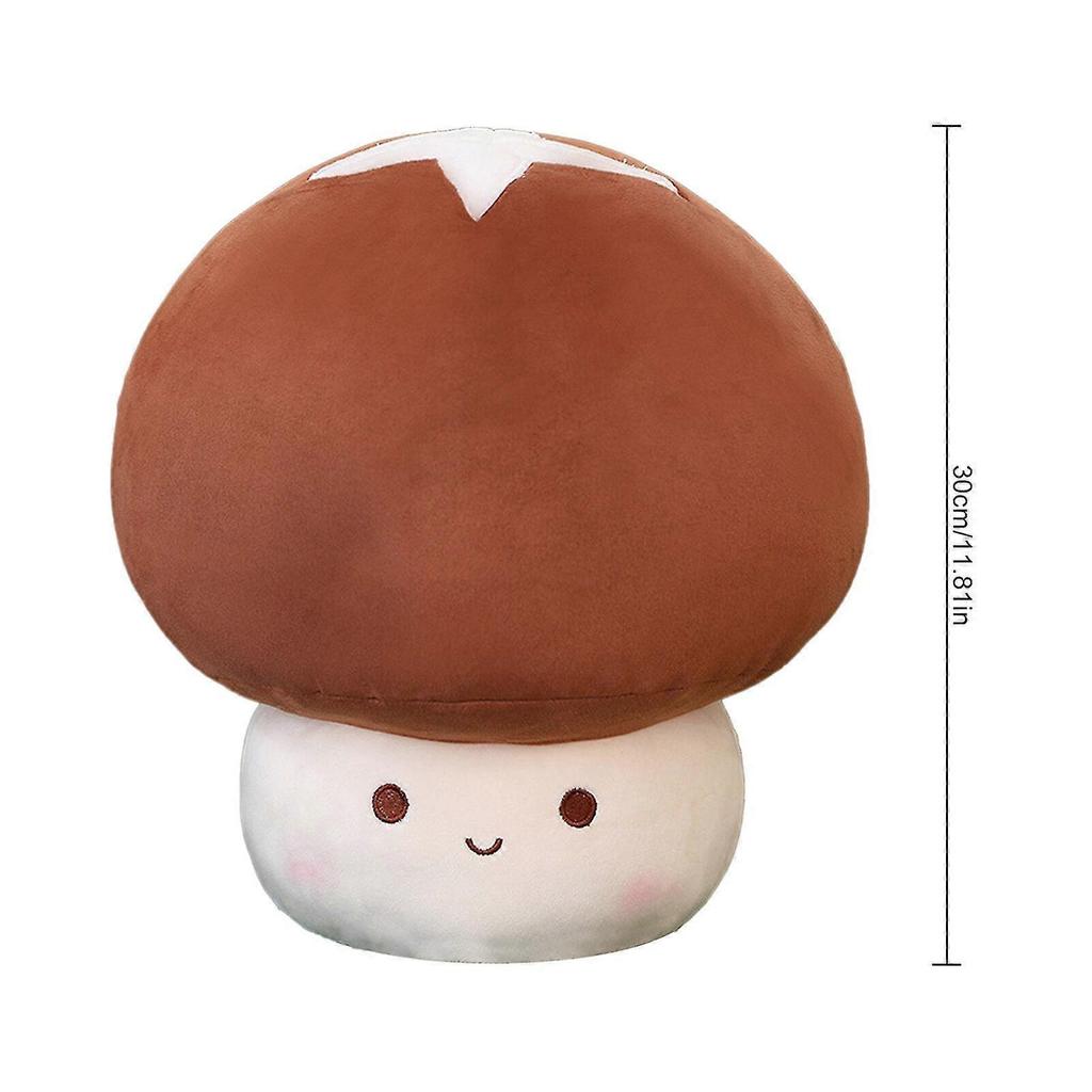 Cute Mushroom Plush Kawaii Mushroom Stuffed Animal Pillow Gift Kids 30cm Small Stuffed Mushrooms