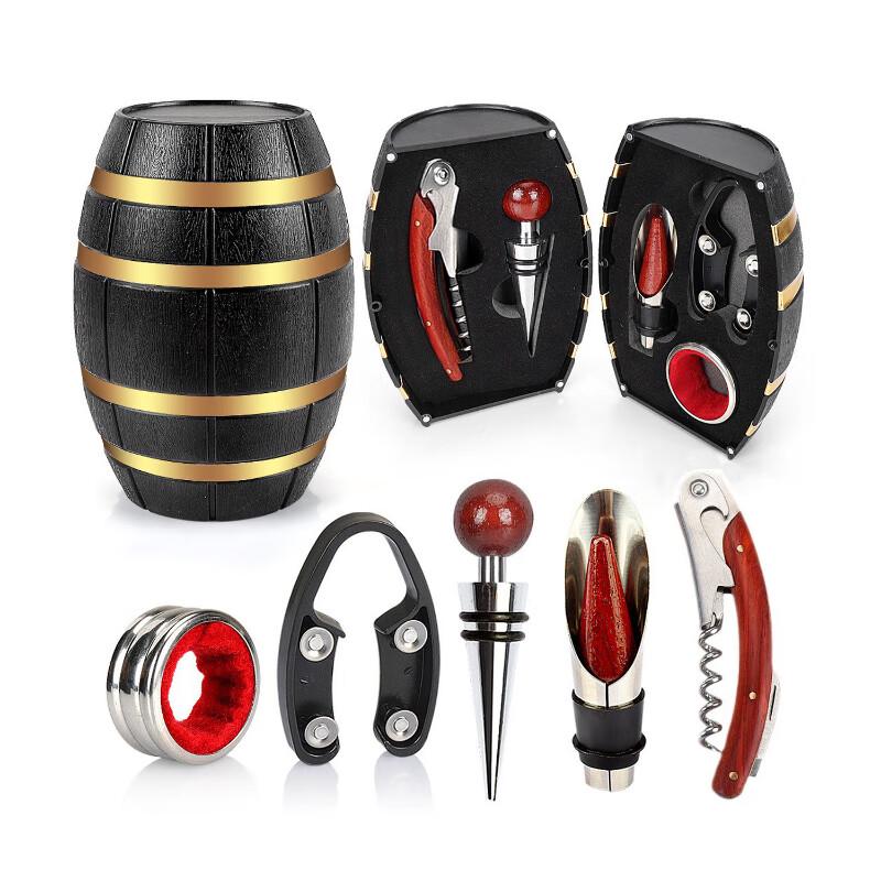 ZISIZ Wine Barrel Corkscrew Set