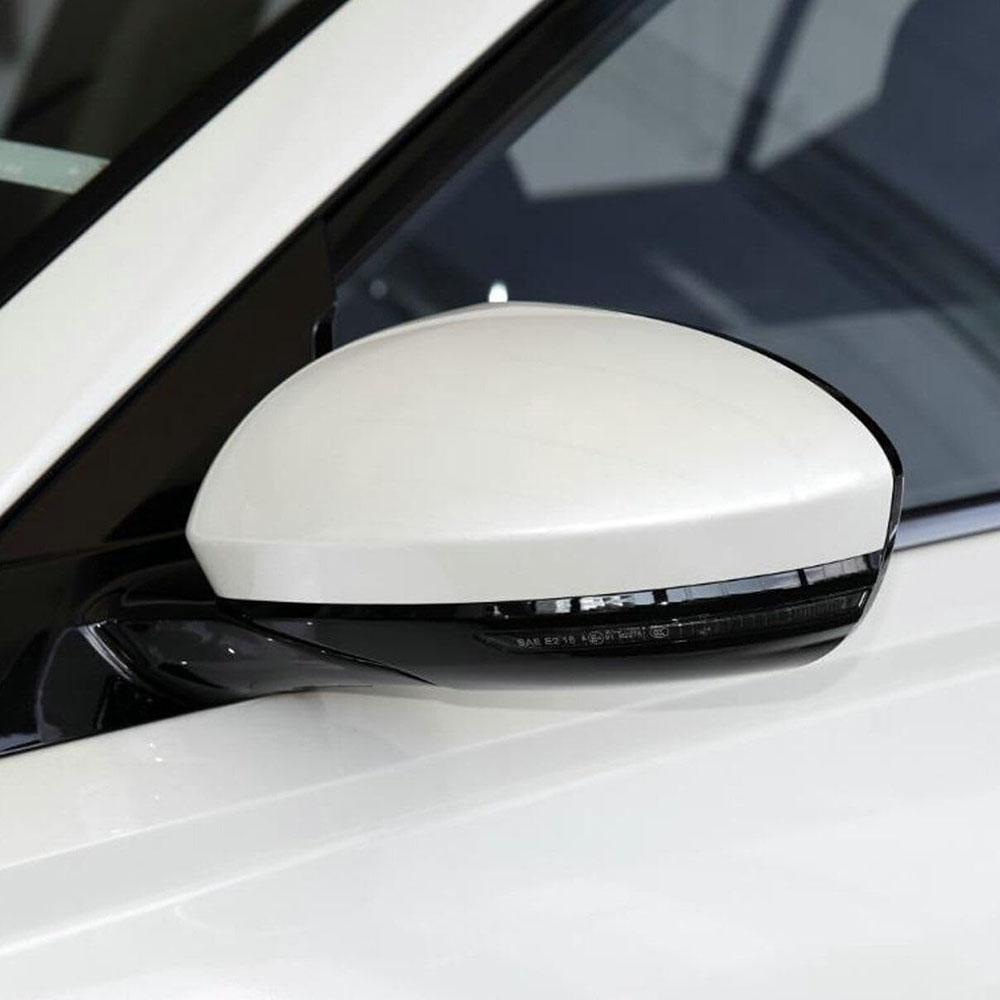 1PCS Car Primer White Left Side Mirror Cover Cap ABS For Nissan Altima 2019-2022