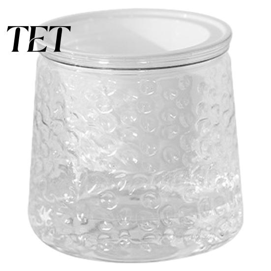 Clear Plastic Planters Self?Watering Planter Pot, Thick Transparent Flower Embossed Indoor Plant Pots Decorative for Hydroponic Houseplants