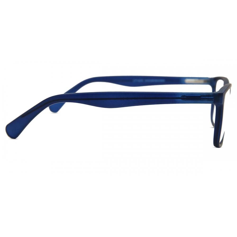 Full Rim Square Frosted Matte Blue Smartbuy Collection Polly Cp162g Fashion Unisex Eyeglasses