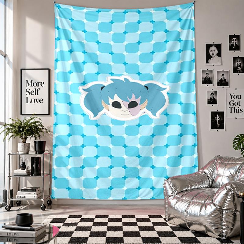 Wall TapestrySally Face Art Hanging Cloth Decorative Background Cover for Room Decoration