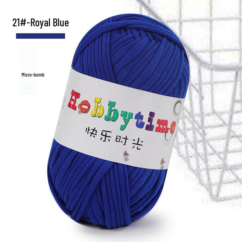 Cloth Strip Yarn DIY Crochet Kit: Handmade Bag, Knitting Material for Cushions, Carpets, and Dolls