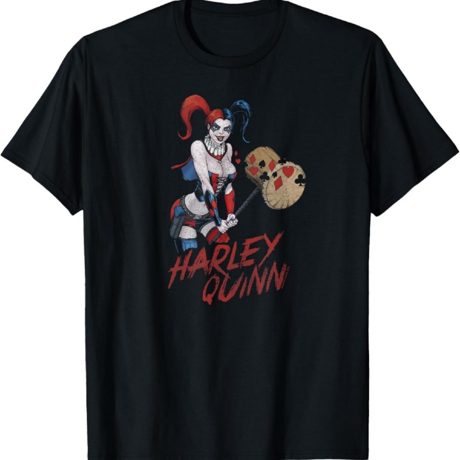 

Футболка Харлі Квін з великим молотом XXXXXL чорний