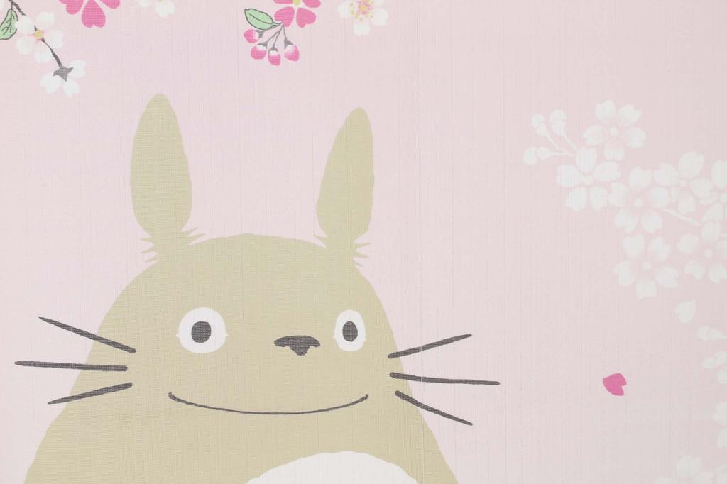 Narumikk Noren Sakura 85 X 150 Curtain, Totoro, Dance, Size Cm, 10-316
