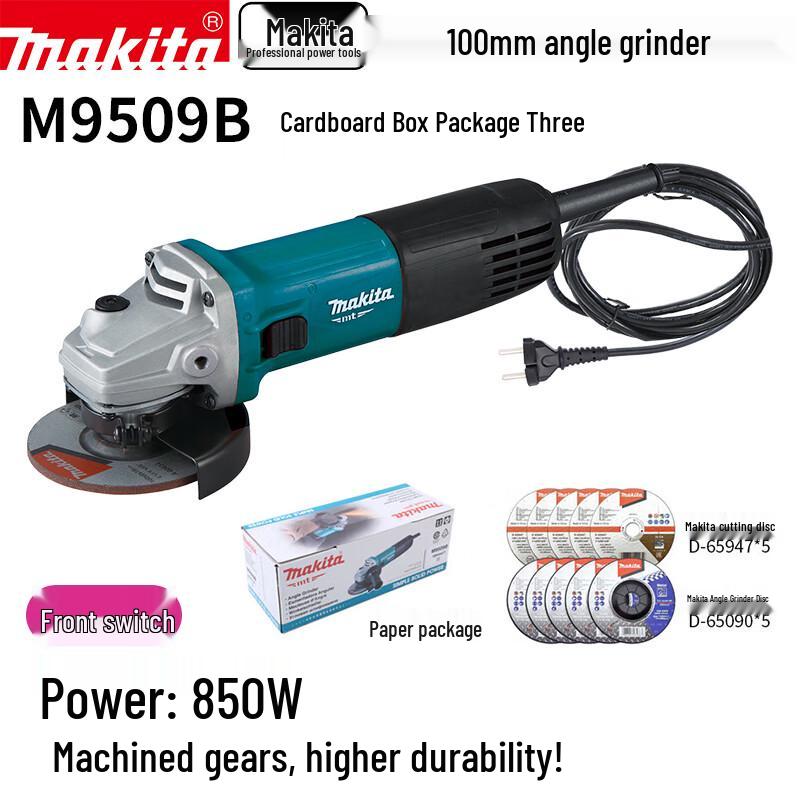 Makita M9509B/M9513B 850W Angle Grinder CN plug (adapter included)