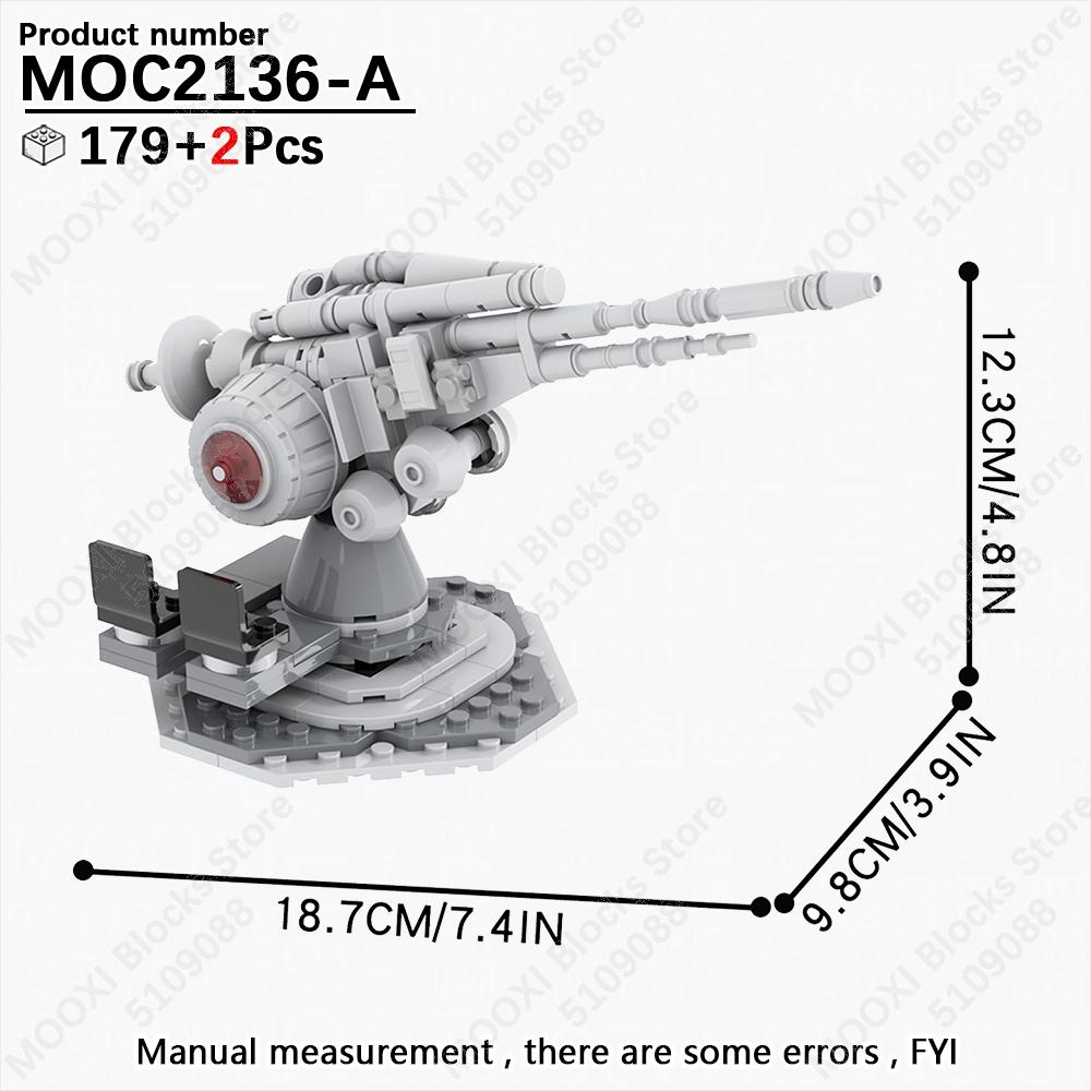 MOOXI Star Wars Mech Veicolo Cannone Carro Armato Armi Nave da Trasporto Soldati Modello Mattoncini Fai da Te Blocchi da Costruzione Assemblati Giocattolo per Bambini