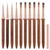 Sandalwood Handle Nail Design Pen Portable Pen Detail Brush New Manicure Pen  Nail Salon