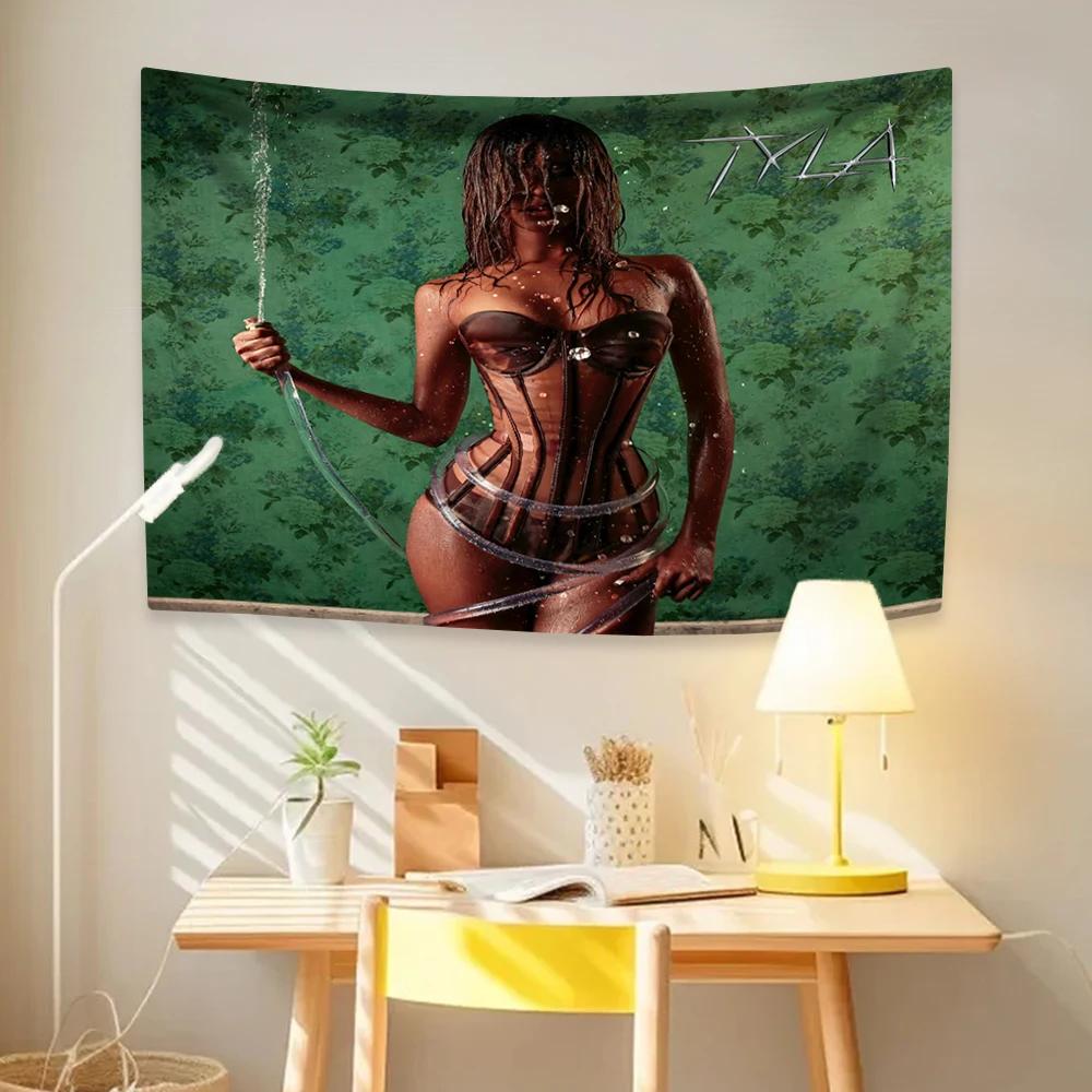 

South Africa Singer American Flag Tapestry Pop Music Album Home Decor Bedroom Dormitory Party Backdrop Concert Decor Fans Gift 74x94cm(29x37in)