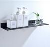 Bathroom Shelves Kitchen Rack Wall Mounted Black Aulminum Shower Shampoo Storage Rack Bathroom Accessories 30-60 Cm Length