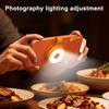 Mini Magnet-LED-Clip-Leuchte Tragbare Wiederaufladbare Arbeitsleuchte mit USB-C Freihändig Camping Nachtarbeitslicht Flexible Taschenlampe
