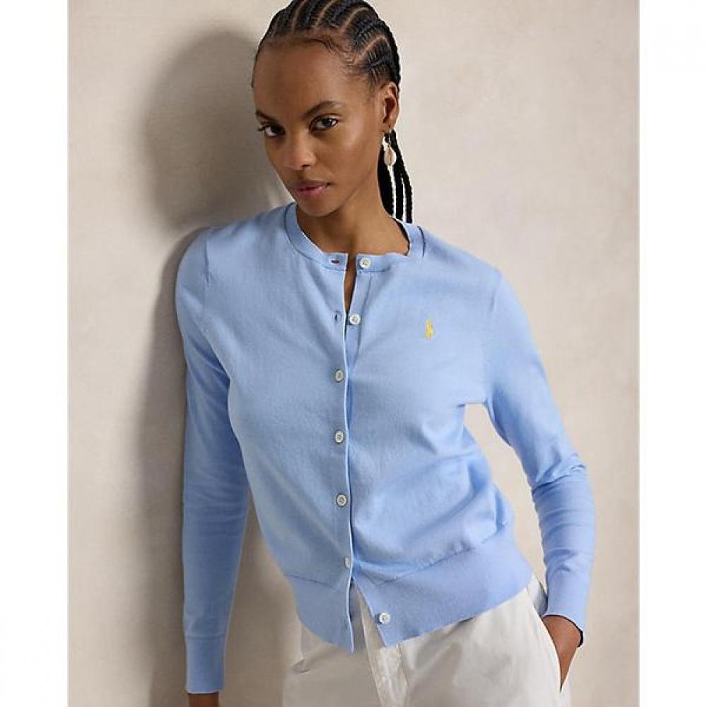Polo Ralph Lauren Women S Cotton Crewneck Cardigan wmpoSwendw20589400 S