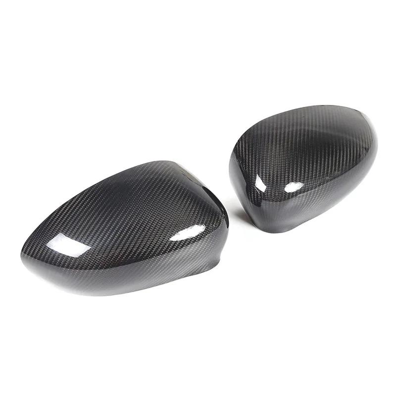 

Real Carbon Fiber For Fiat 500 2016-2026 Car Rearview Side Mirror Decorate Cover Trim Sticker Car Exterior Accessorie