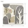 Kusunokibashi Monori Morita MiW Forest House 34 X 35 Cm Washcloth, Gray, A-65603-51-GY,