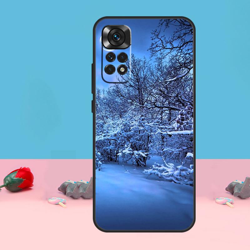 Landscape Winter Light Snow Cover For Xiaomi Redmi Note 14 13 12 9 10 11 Pro 10S 11S 12S Case For Redmi 14C 10C 12C 13C