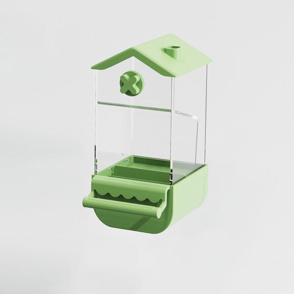 Bird Automatic Feeder Parrot Drinker Food Container Hanging Anti Spill Waterproof Cage Accessories For Small Medium Birds