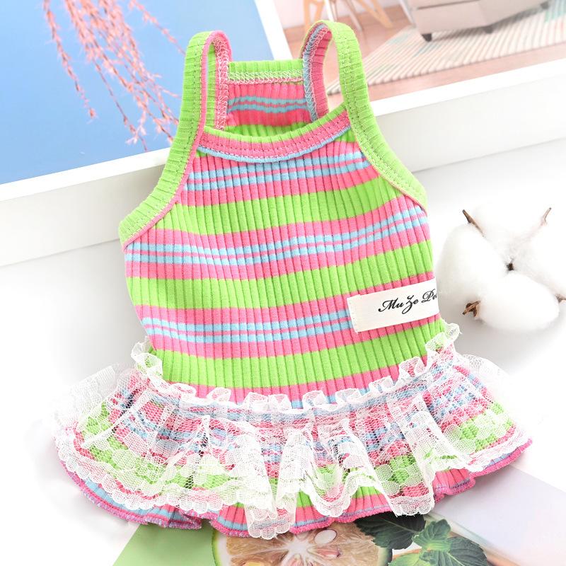 Pet Dog Cat Clothes Princess Skirt Small Dog Lace Skirt Pet Clothing Spring and Summer Thin