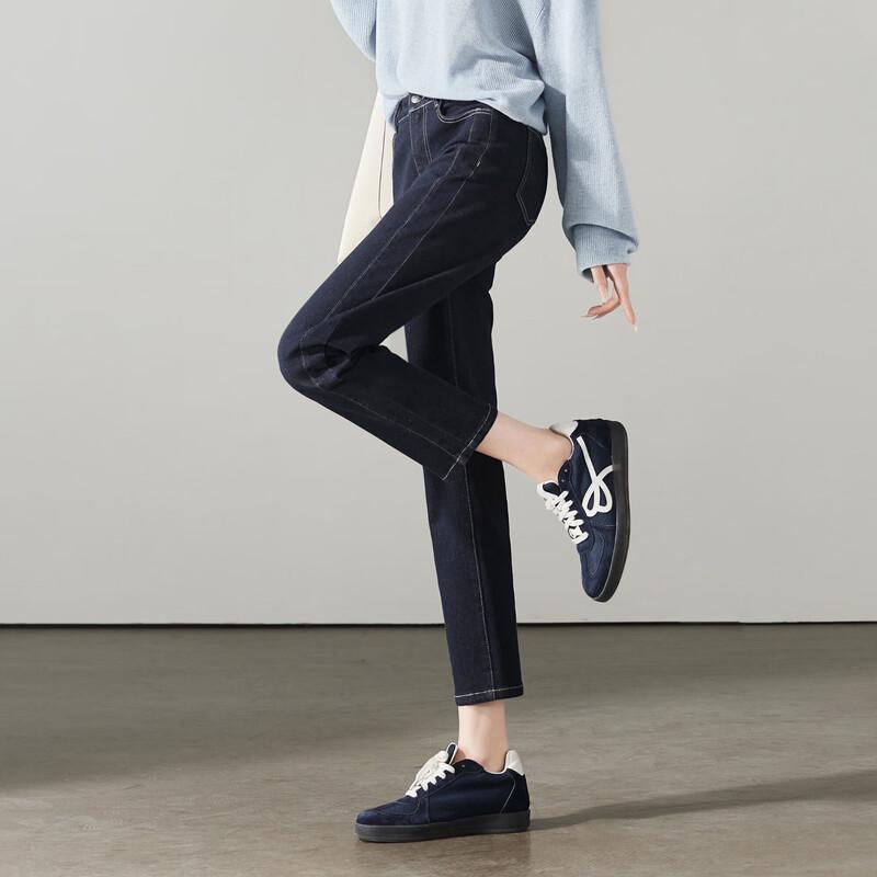 SOFSIL 2026 Spring Women's Retro High-Waist Skinny Ankle Jeans