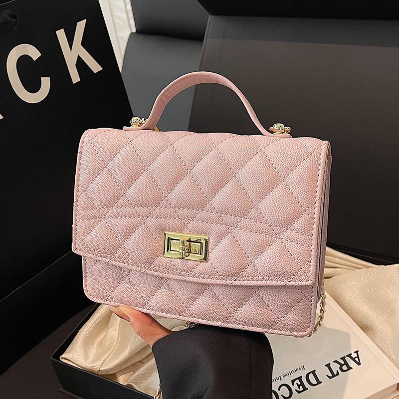 

Premium sense small fragrant wind women 2025 new diamond chain handbag large capacity backpack single shoulder messenger bag