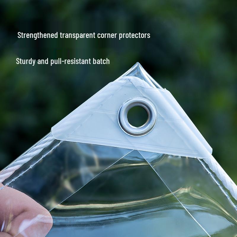 Transparenter wasserdichter Balkon-Regenvorhang Sonnenschutz Windschutz