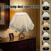 70cm European Style Table Lamp Dust Cover Fabric Tabletop Lamp Shade Embroidered Lace Dust-proof Covers Juicer Rice Cooker Cover