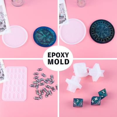 Magic Circle Compass Astrology Board Silicone Mold Tarot Divination Mould Crystal Epoxy Resin Mold Home Decor Resin Craft