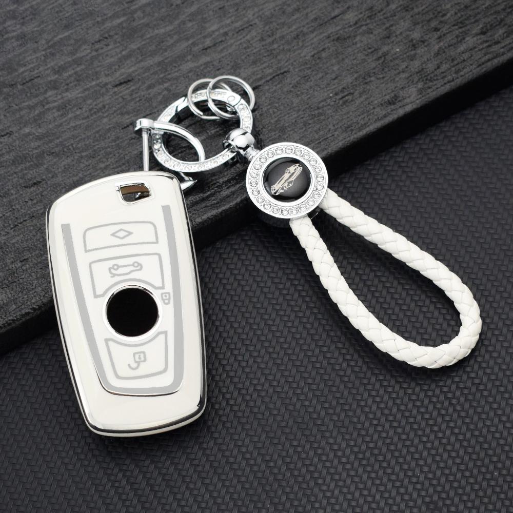 Soft Tpu Car Key Case For Bmw X3 X5 X1 1/3/5/7 Series X4 M3 M4 F30 F10 F18 F20 F15 F16 F25 E34 Key Cover Holder Accessories