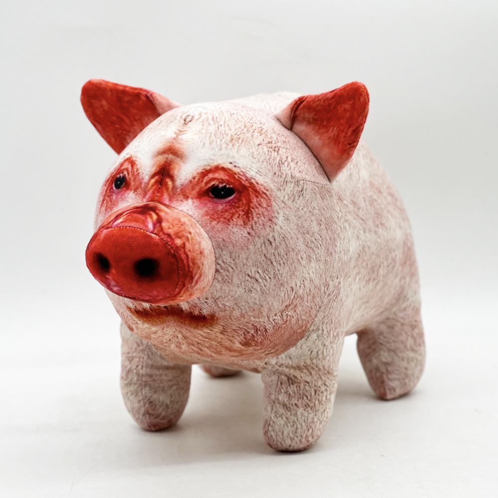 New Simulation Funny Origami Pig Fun Plush Comfortable Doll