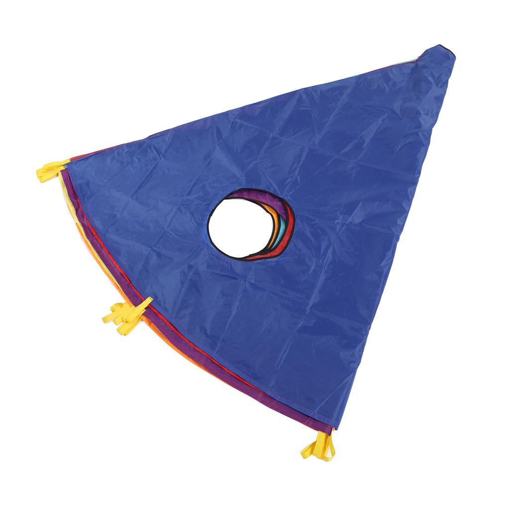 Kids Play Parachute Mole Game Toy 9 Holes Inflatable Stick Cooperative Play for Outdoor Playground