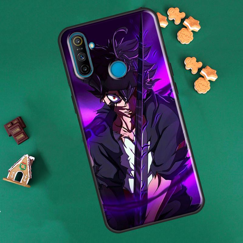 Anime Schwarzklee Für OPPO Realme 8 Pro 8i 9i GT Neo2 Master C21 Fall Für OnePlus 10 9 Pro Nord2 8T 9R Coque