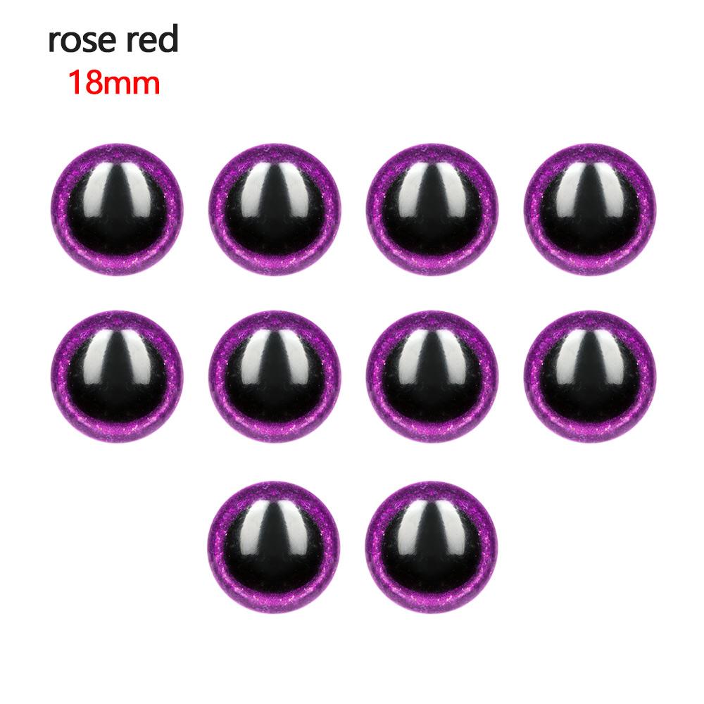 Păpușă Umplută Sclipici Păpuși Globii Oculari Ochi de Păpușă Strălucitori Accesorii Jucării de Pluș Ochi Rotunzi de Siguranță