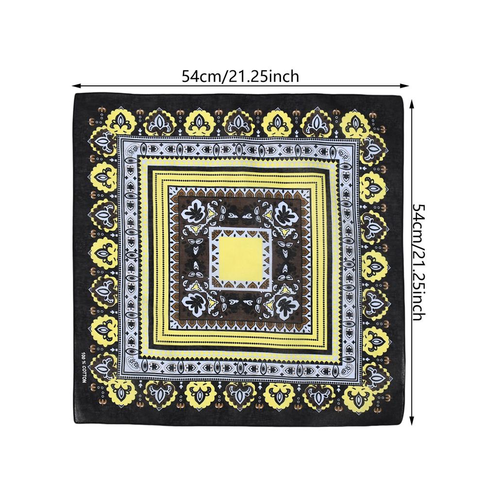 Trendy Multiuse Headscarf Comfortable Cotton Scarf Outdoor Sports Scarf for Various Occasion
