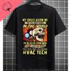 Funny Hvac Technician Hourly Rate Joke Graphic Tshirt Shortsleeve 100 Cotton Casual Humor Style Tshirt Outdoor Clothing