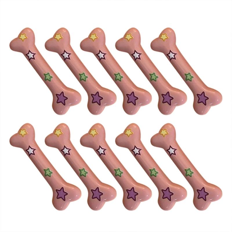 10×Women Dog Bone Designs Hairpin Creative-Popular Hair Clips Girl Charms Lovely Hair Barrettes Styling Hair Accessories