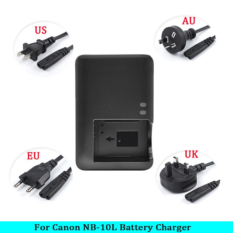 CB-2LCE CB-2LCC Charger for Canon NB-10L Battery PowerShot SX40 HS ; SX50 HS ; SX60 HS ; G1X ; G3X ; G15 ; G16 Camera CB-2LC