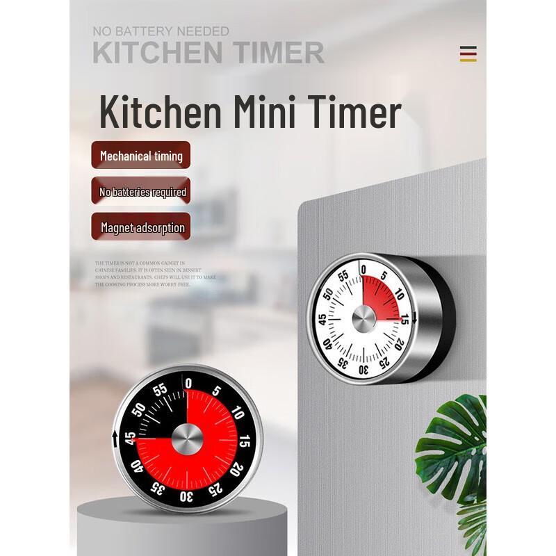 Magnetyczny mechaniczny minutnik kuchenny Homeglen