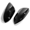 For Mazda 2 hybrid  2024 ABS Glossy Black Auto Rearview Mirror Cover Frame Trims Decoration Sticker Car Styling Accessories
