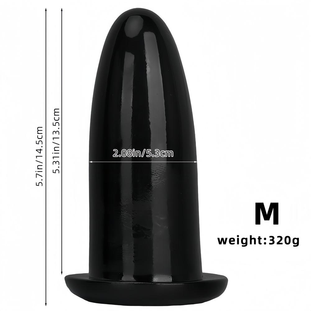 Black PVC Dildo Simulated Penis Butt Plug with Suction Cup Fisting Sex Toy Strap On Cock Big Dick Realistic Cock