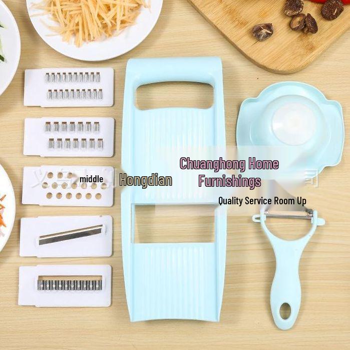 Multifunctional Vegetable and Potato Slicer: Kitchen Grater and Shredder for Home Use