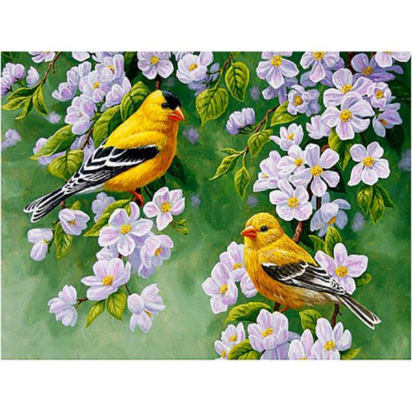 

5D DIY алмазная живопись Animlas птицы набор для вышивки крестом полная дрель круглая вышивка мозаика художественная картина стразы подарок Full Round 20x25CM